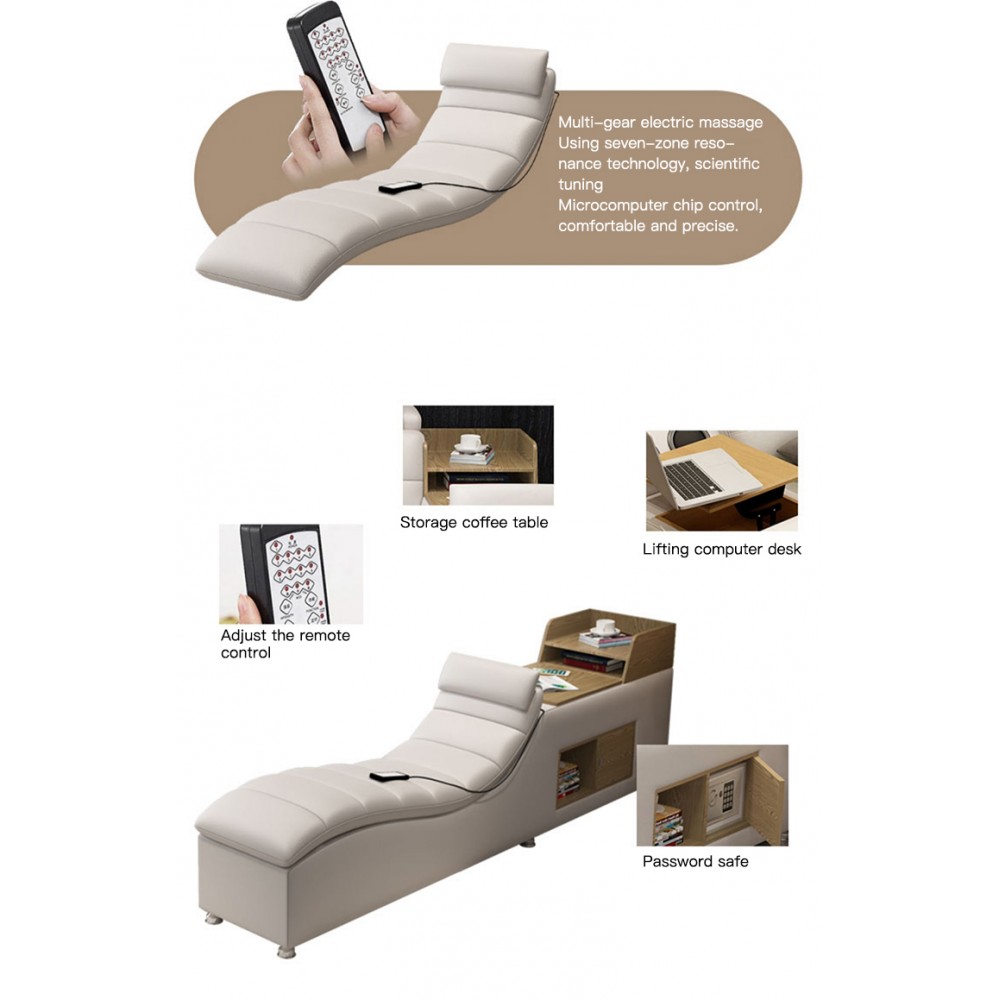 Мягкая кровать со светодиодной подсветкой и зарядкой по Bluetooth