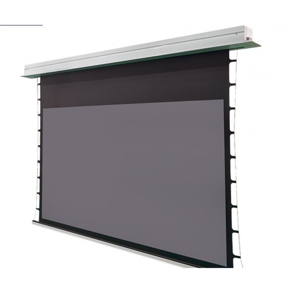 Интеллектуальный потолочный моторизованный проекционный экран XYScreen 180 дюймов ALR с регулируемым натяжением.