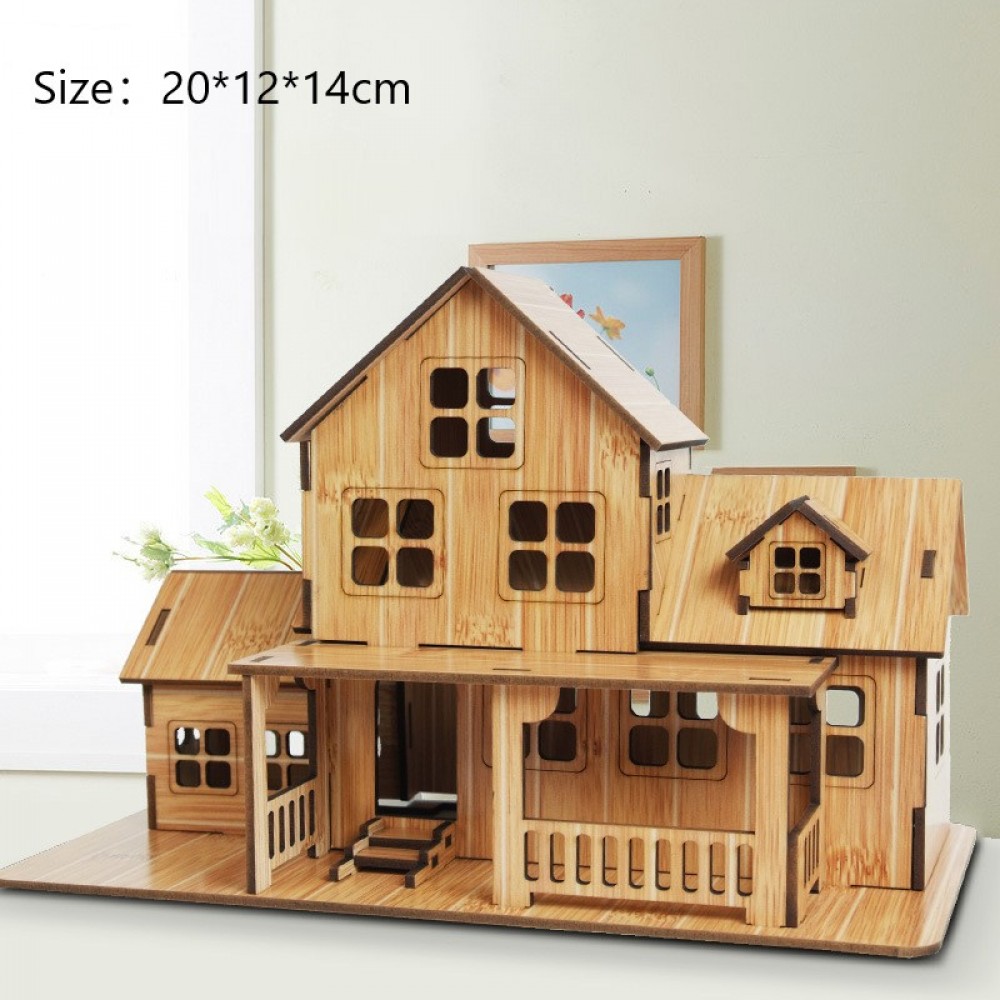 Сборная модель деревянный дом