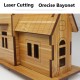 Сборная модель деревянный дом
