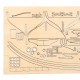 Сборная модель- Halcon 1840 деревянная модель парусной лодки DIY 