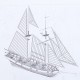 Сборная модель- Halcon 1840 деревянная модель парусной лодки DIY 