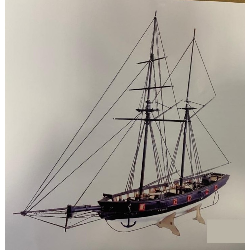 Сборная модель- Halcon 1840 1:100 деревянная модель парусной лодки DIY