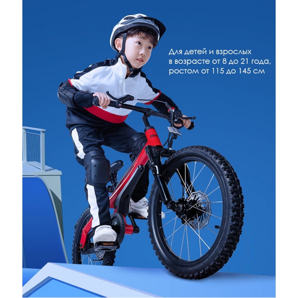 Подростковый велосипед Ninebot Kids Sport Bike 18 дьюймов красный