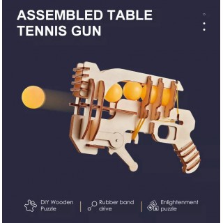 Модель для сборки- Пистолет для пинг-понга, игрушечный пистолет для детей