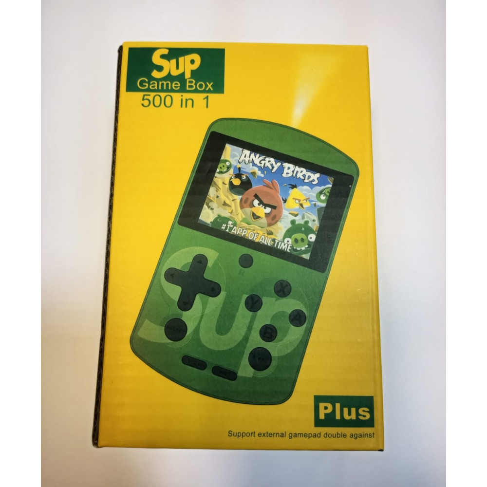 Портативная консоль SUP Game Box Plus 500 in 1 Green