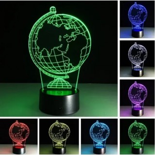 3D светильник Глобус