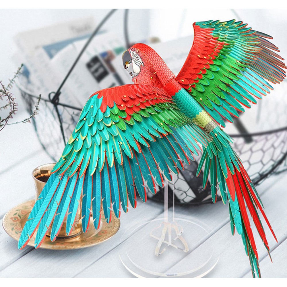 Сборная модель 3D - Scarlet Macaw  (P118-NBR)