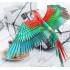 Сборная модель 3D - Scarlet Macaw  (P118-NBR)