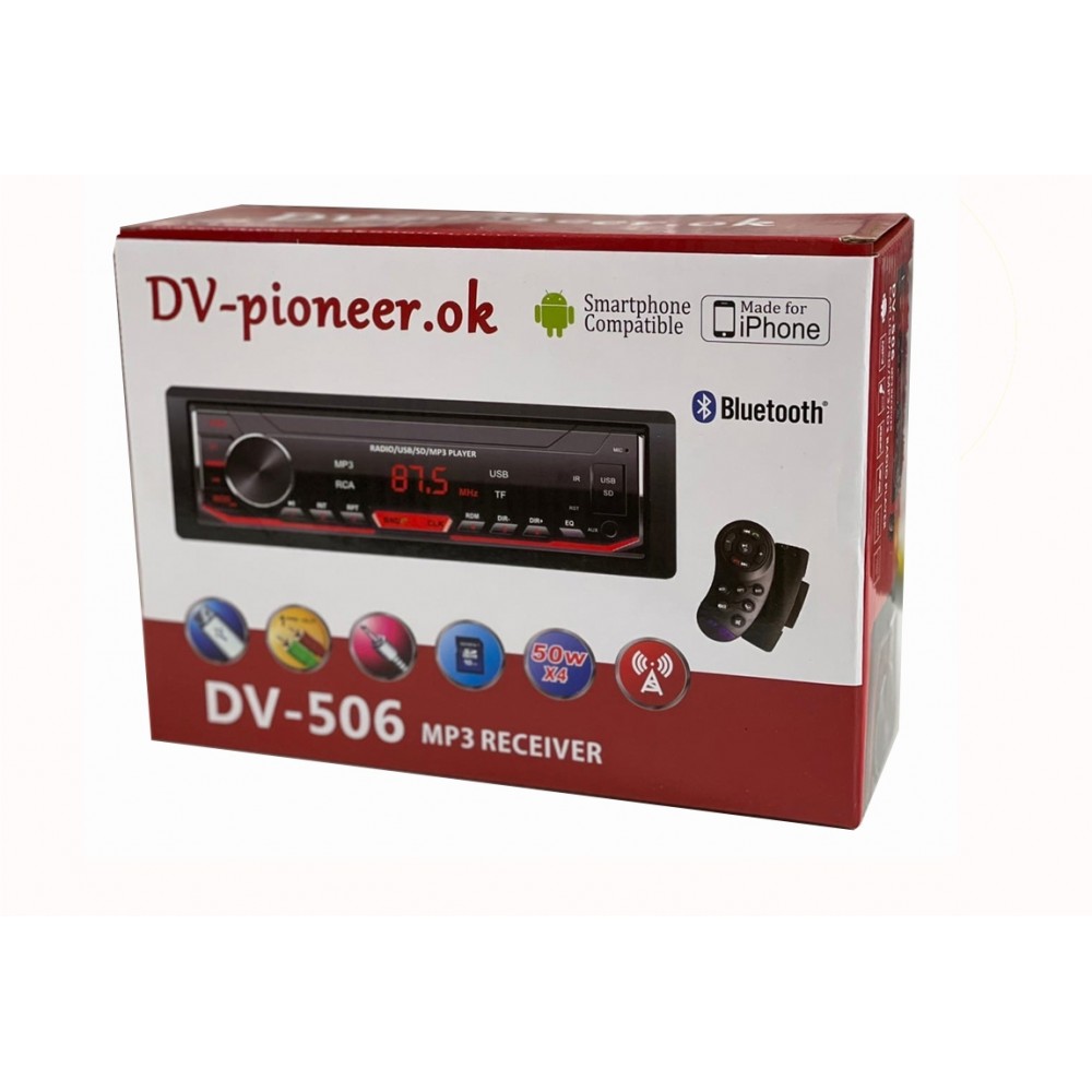 Автомагнитола 1 Din DV-Pioneer DV-506