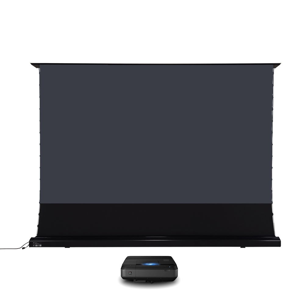 Интеллектуальный напольно-потолочный моторизованный проекционный экран XYScreen 120 дюймов ALR (Black)