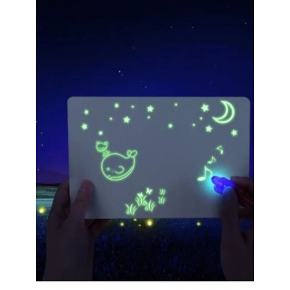 Набор для рисования светом планшет детский развивающие игрушки 