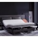 Умная двуспальная кровать Xiaomi 8h milan smart leather electric bed 1.8 m grey blue (умное основание и латексный матрас RA Alpha)