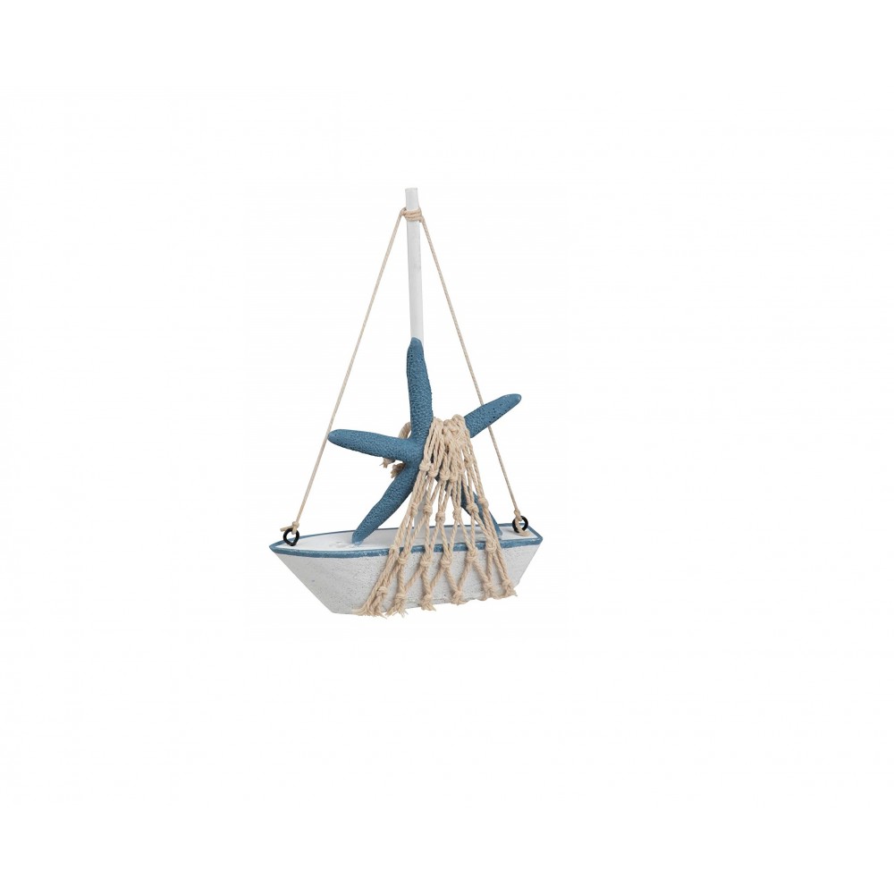 Модель лодки-Морской декор 16см	