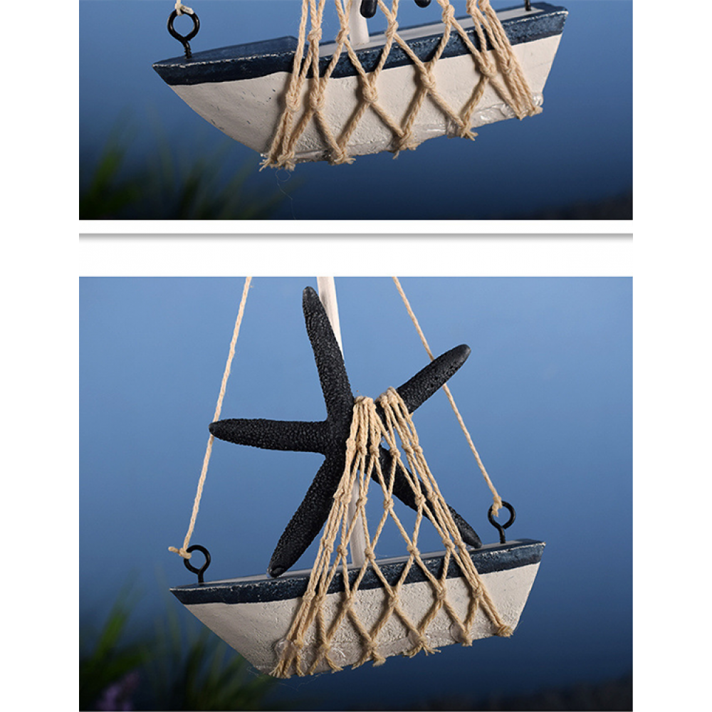 Модель лодки-Морской декор 16см	