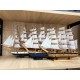 Американская модель парусной лодки "Confection" 50cm черно-белая