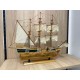 Модель корабля "HMS Bounty 1787" из дерева с белыми парусами 73 см
