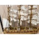 Модель корабля "HMS Bounty 1787" из дерева с белыми парусами 78 см