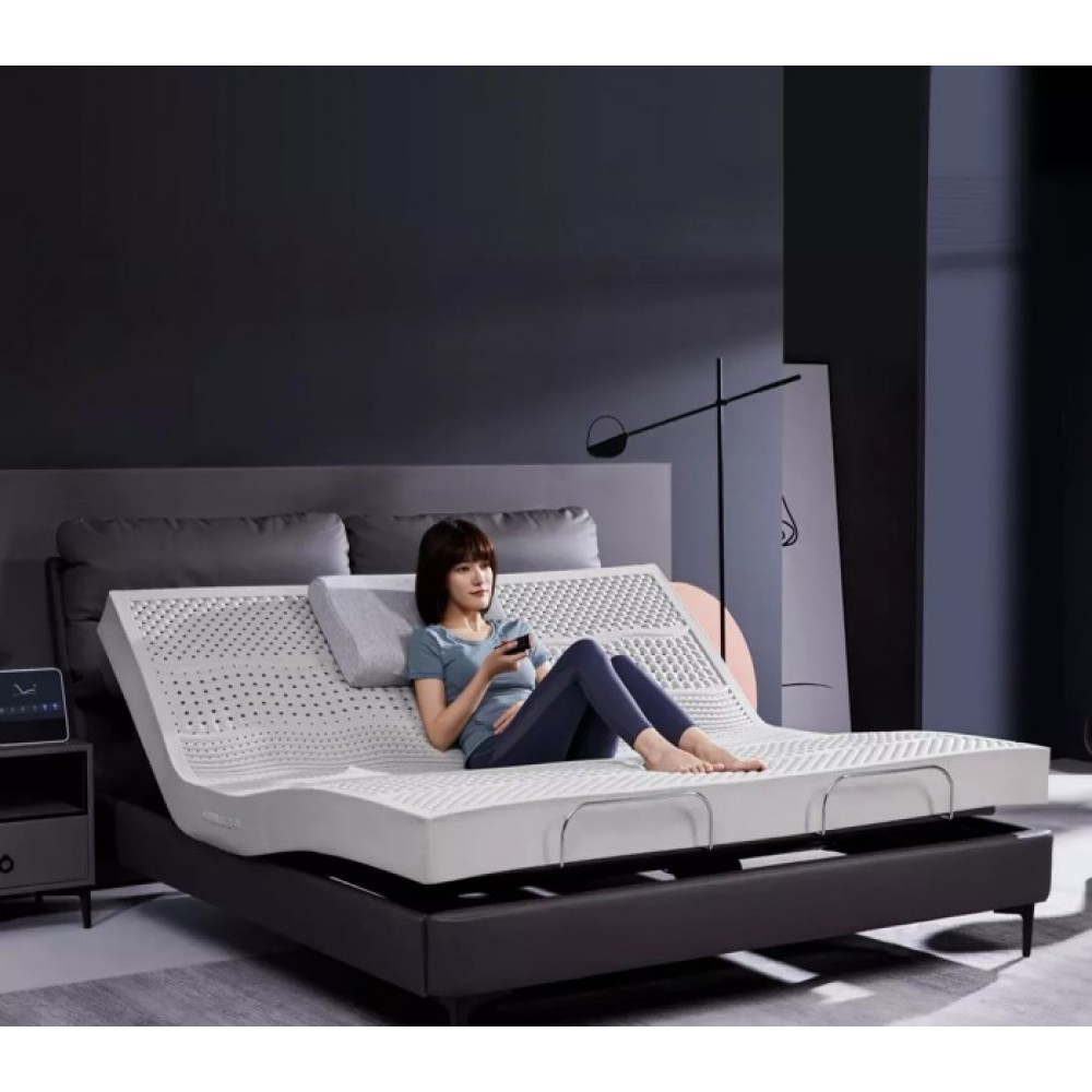 Умная двуспальная кровать Xiaomi 8H Milan Smart Leather Electric Bed S 1.8 m Beige