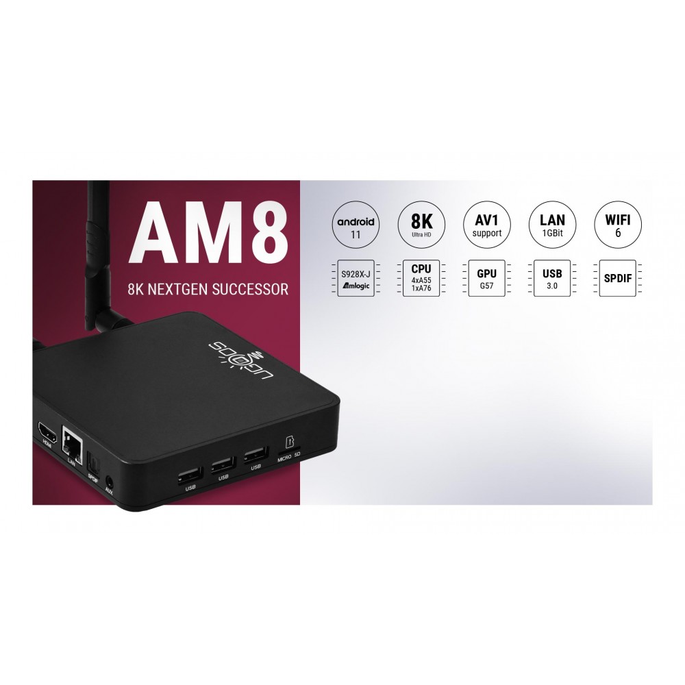 Приставка Ugoos AM8 S928X-J 4GB/32GB (TV Box)