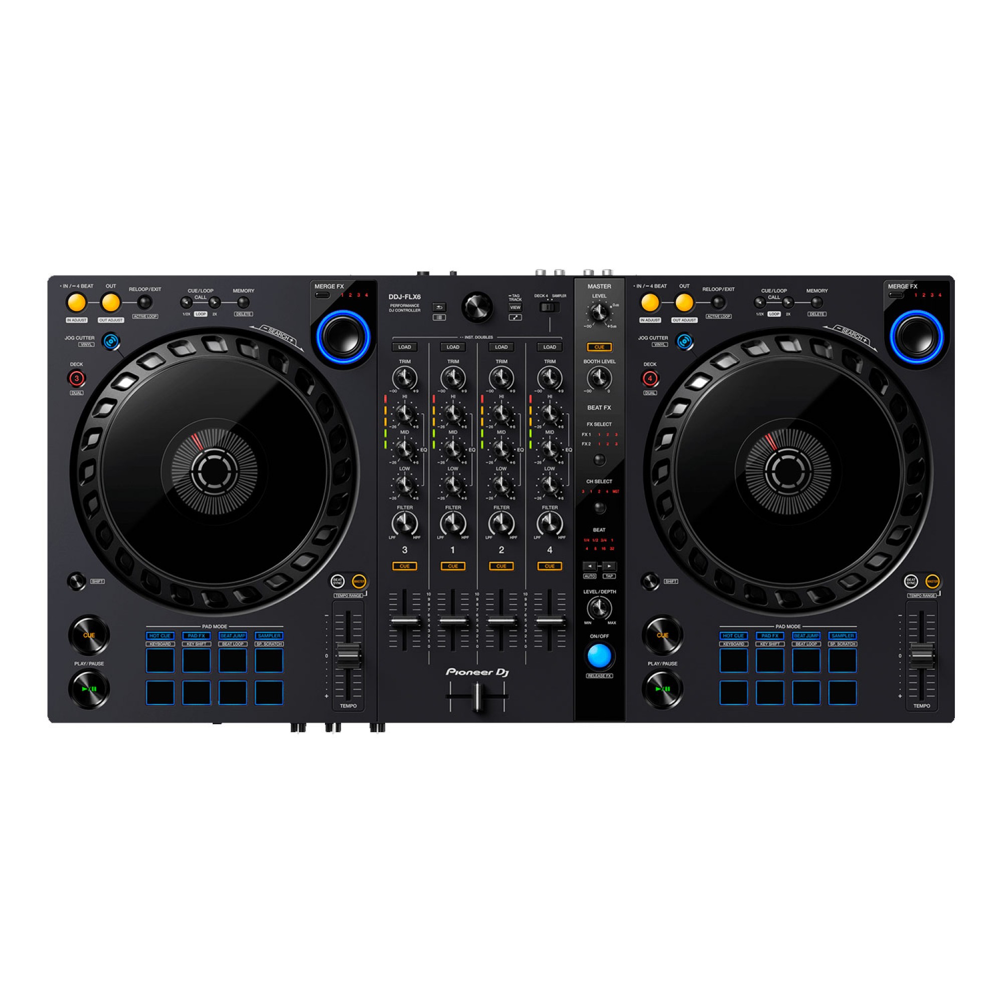 Pioneer controller. Pioneer DDJ-flx6. Контроллер Pioneer DDJ-flx6. DJ контроллер Pioneer DDJ-flx6. Пульт Pioneer DDJ-flx6.