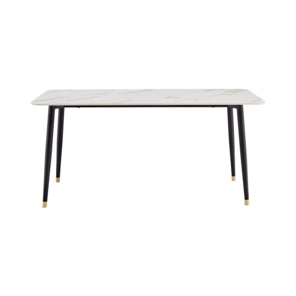 Комплект обеденной мебели стол 1.6м и 4 стула Xiaomi Lin's Wood Light Luxury Table and Four Chairs White&Black (JI1R-A+LS073S4-A)