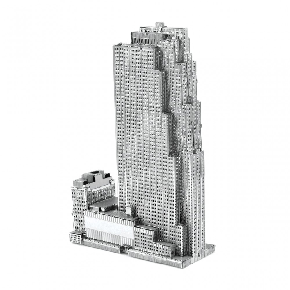 Cборная модель 3D : Небоскреб Рокфеллер Плаза 30 (3DJS147)
