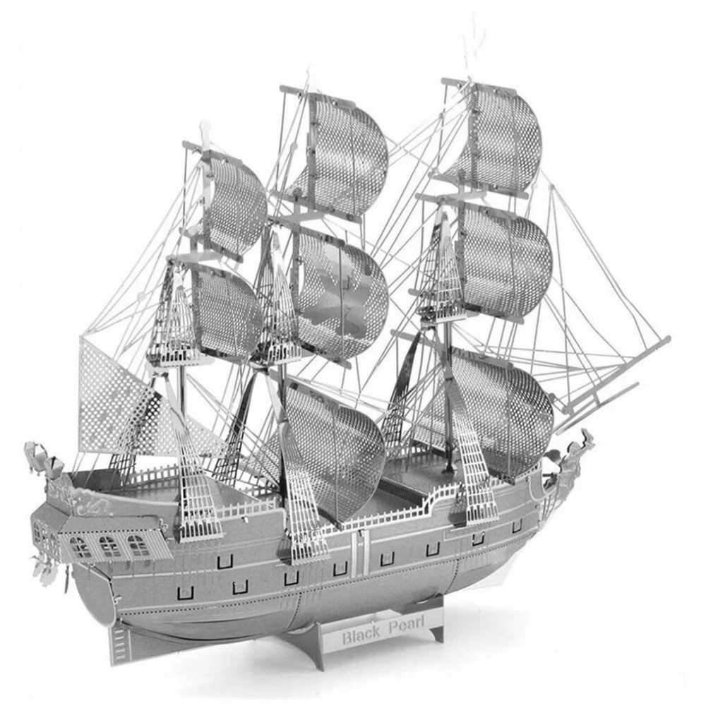 Cборная модель 3D: Пираты Карибского моря -  Корабль Черная жемчужина (3DJS018)