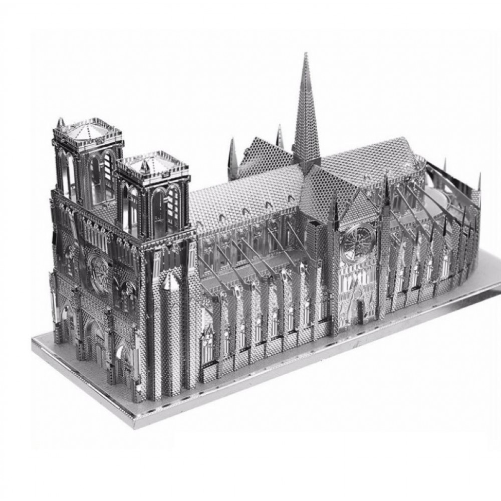Сборная модель 3D Notre Dame Cathedral Paris (P016-S)