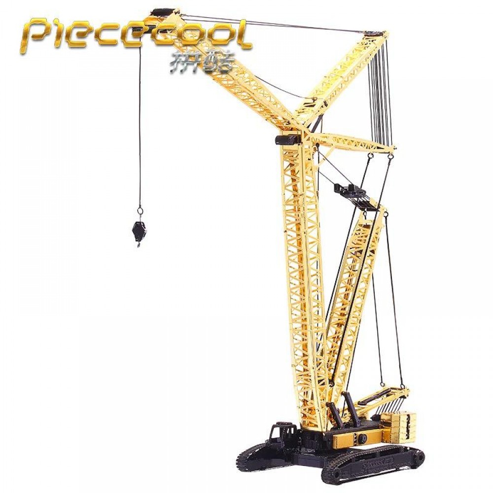 3D головоломка металлическая Piececool Crawler Crane P081-GK