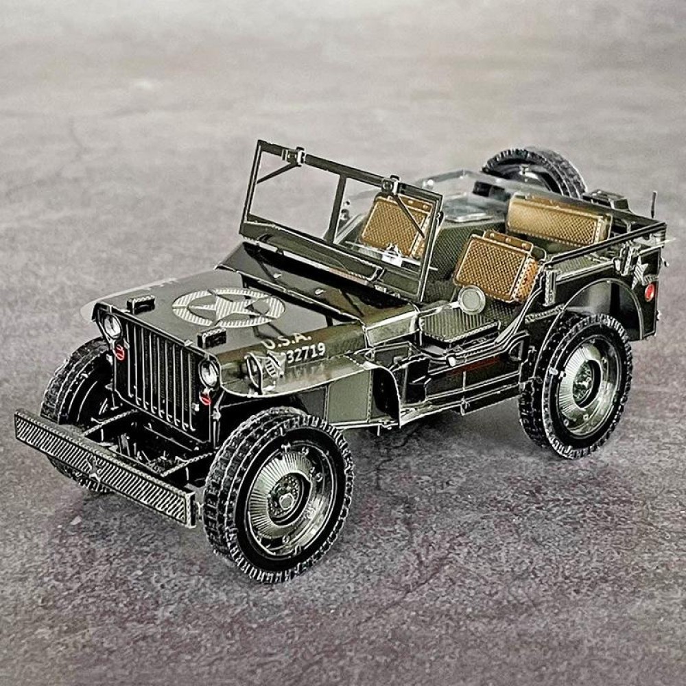 3D конструктор металлический Aipin Jeep