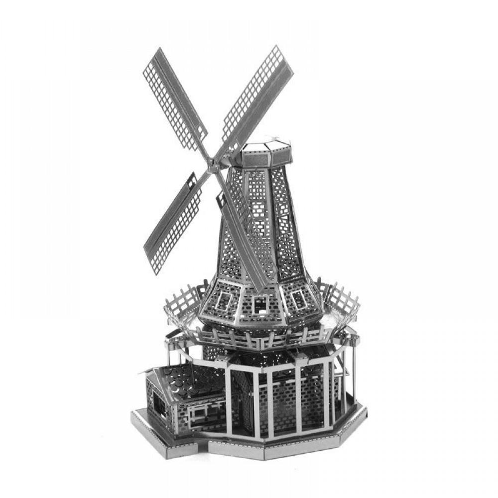 Сборная модель 3D   Ветряная мельница (3DJS001)