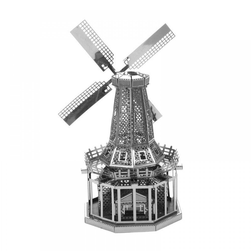 Сборная модель 3D   Ветряная мельница (3DJS001)