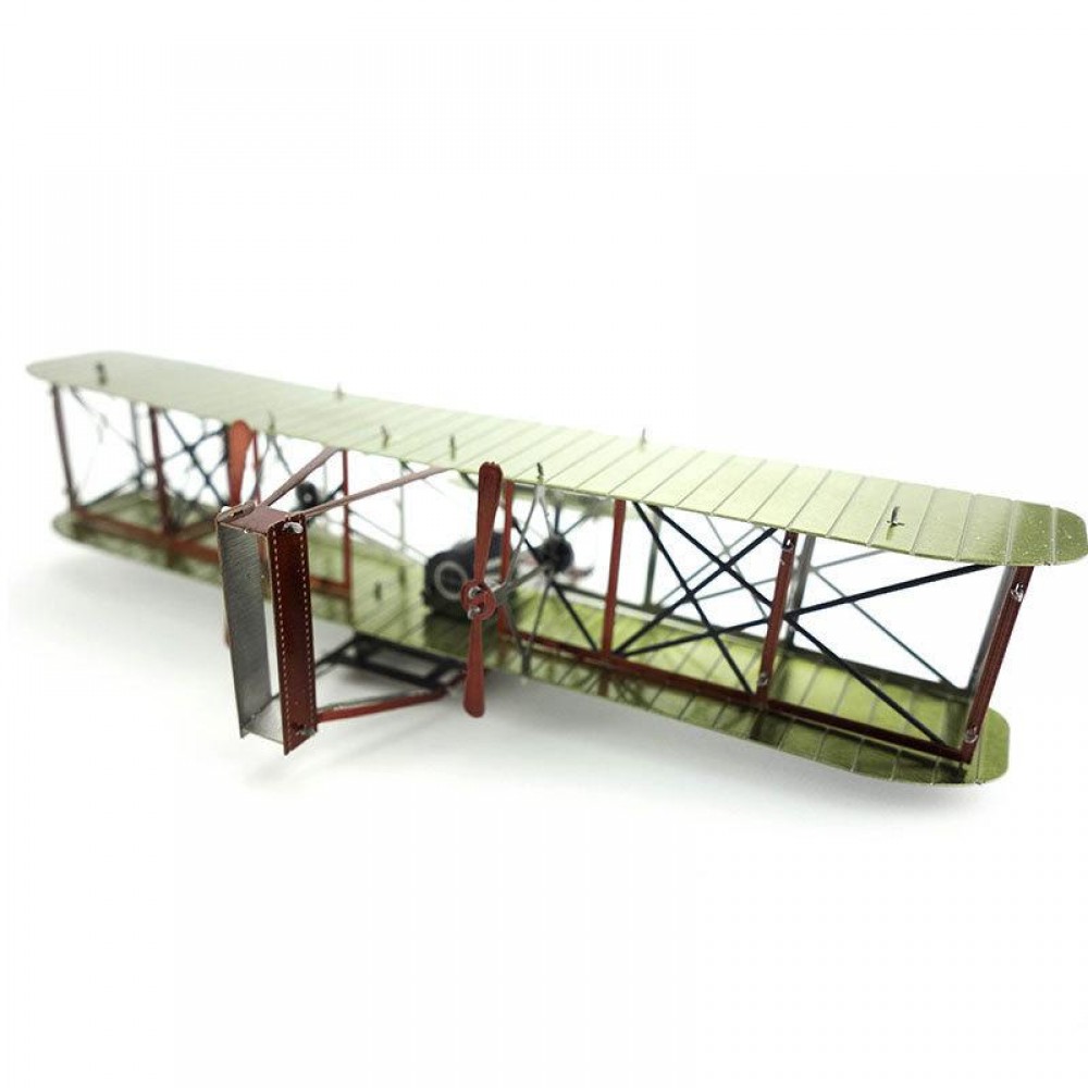 3D конструктор металлический MetalHead Wright Brothers Airplane KM039