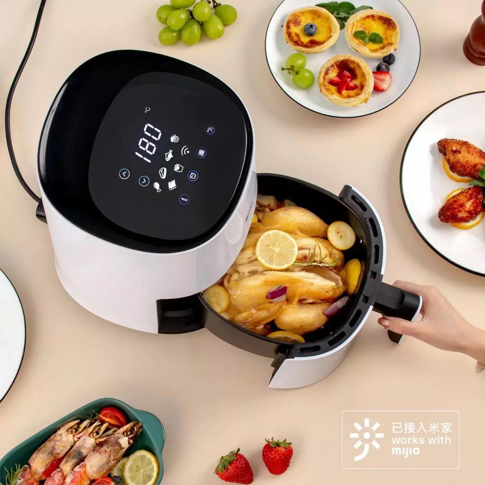 Аэрогриль xiaomi 5l. Xiaomi Smart Air Fryer. Xiaomi Mijia Smart Air Fryer 3.5l. Аэрофритюрница Xiaomi mi Smart. Xiaomi mi Smart Air Fryer.