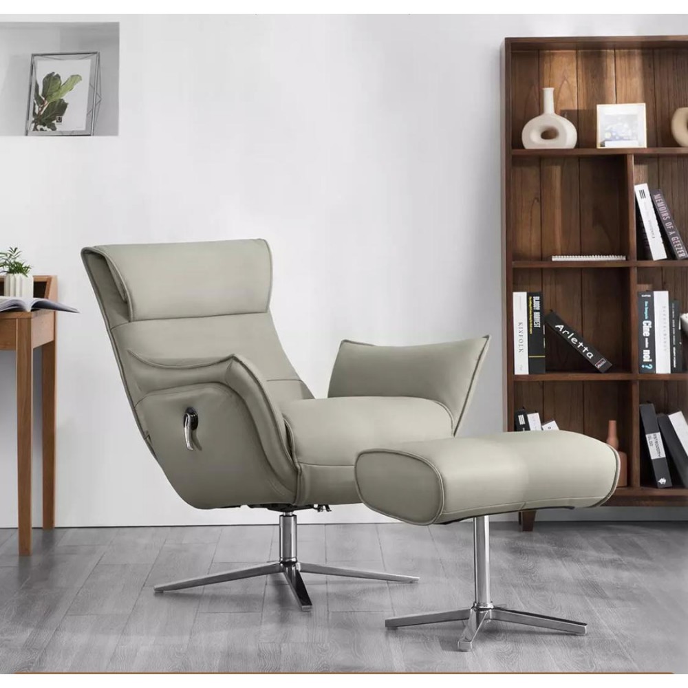 Кресло-реклайнер из натуральной кожи механическое Xiaomi UE Yoyo Real Leather Leisure Chair 