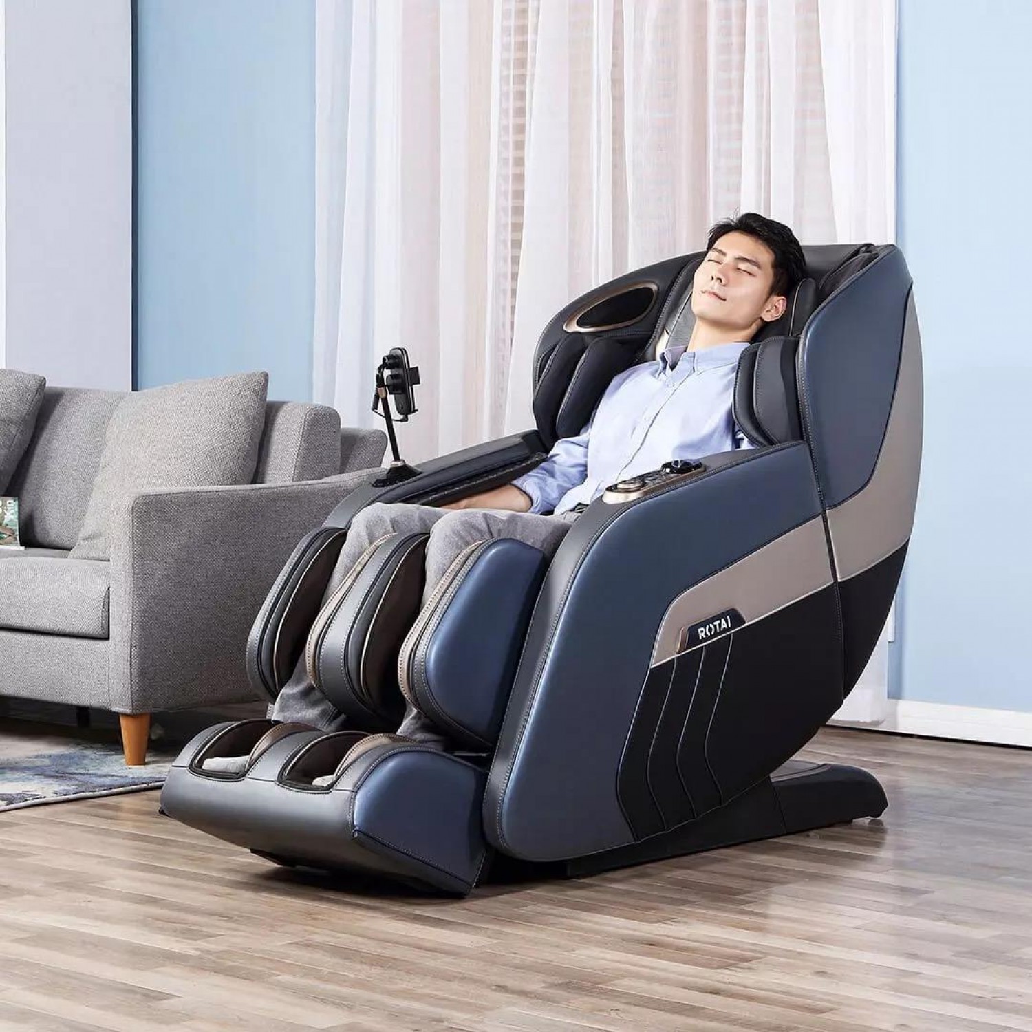 Массажное кресло xiaomi joypal smart massage chair magic sound joint version elegant grey