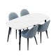 Набор обеденной мебели Стол и 4 стула Xiaomi Yang Zi Seashell Rock Plate Dining Table And Chairs 