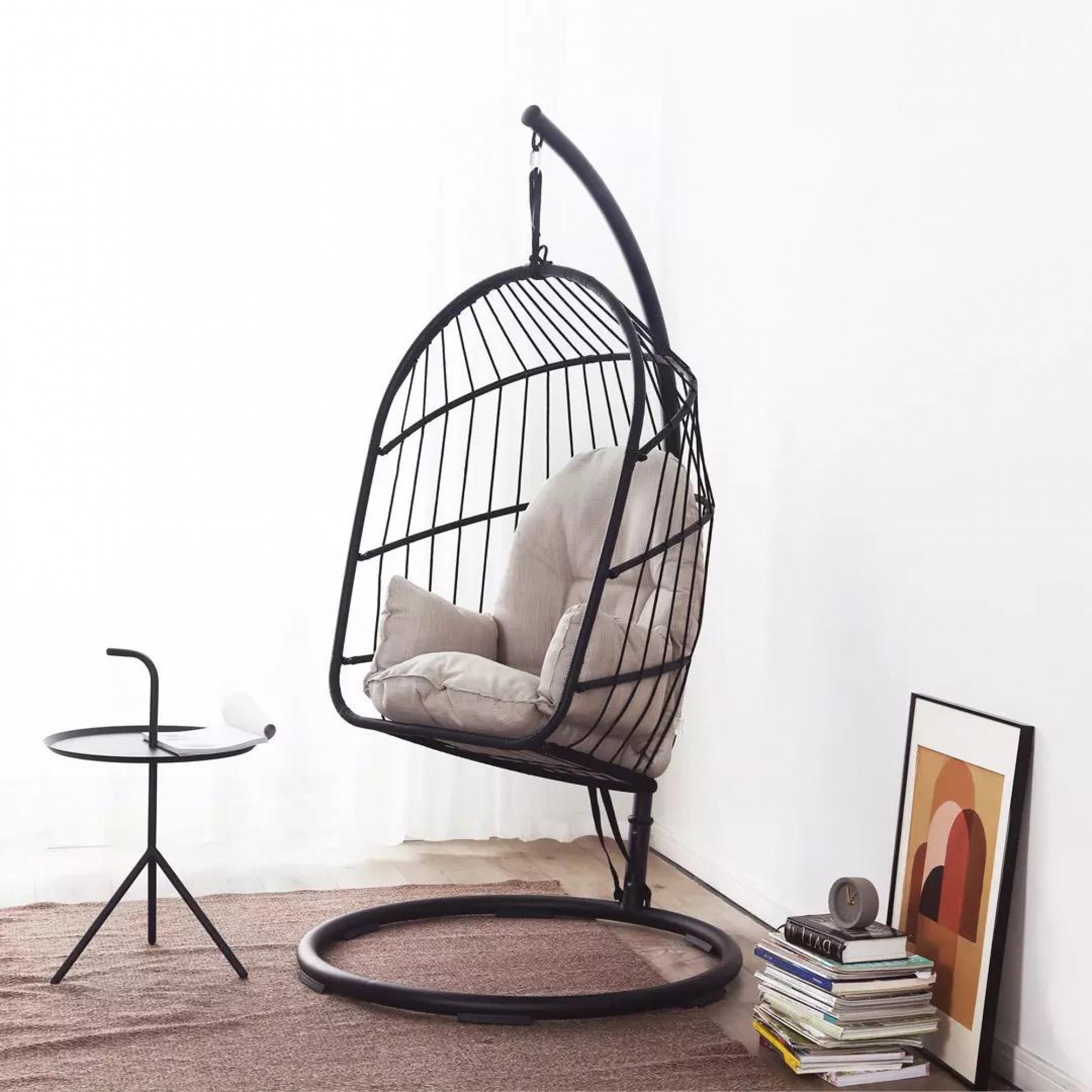 Подвесное кресло Xiaomi MWH Ellz Hanging Basket Rattan Chair