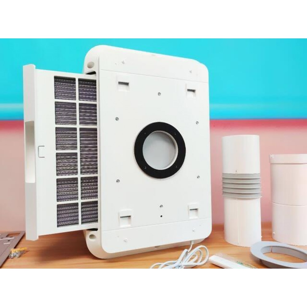 Приточный воздухоочиститель с подогревом бризер Xiaomi SmartMi Fresh Air System Wall Mounted Heat Version White (XFXTDFR02ZM)