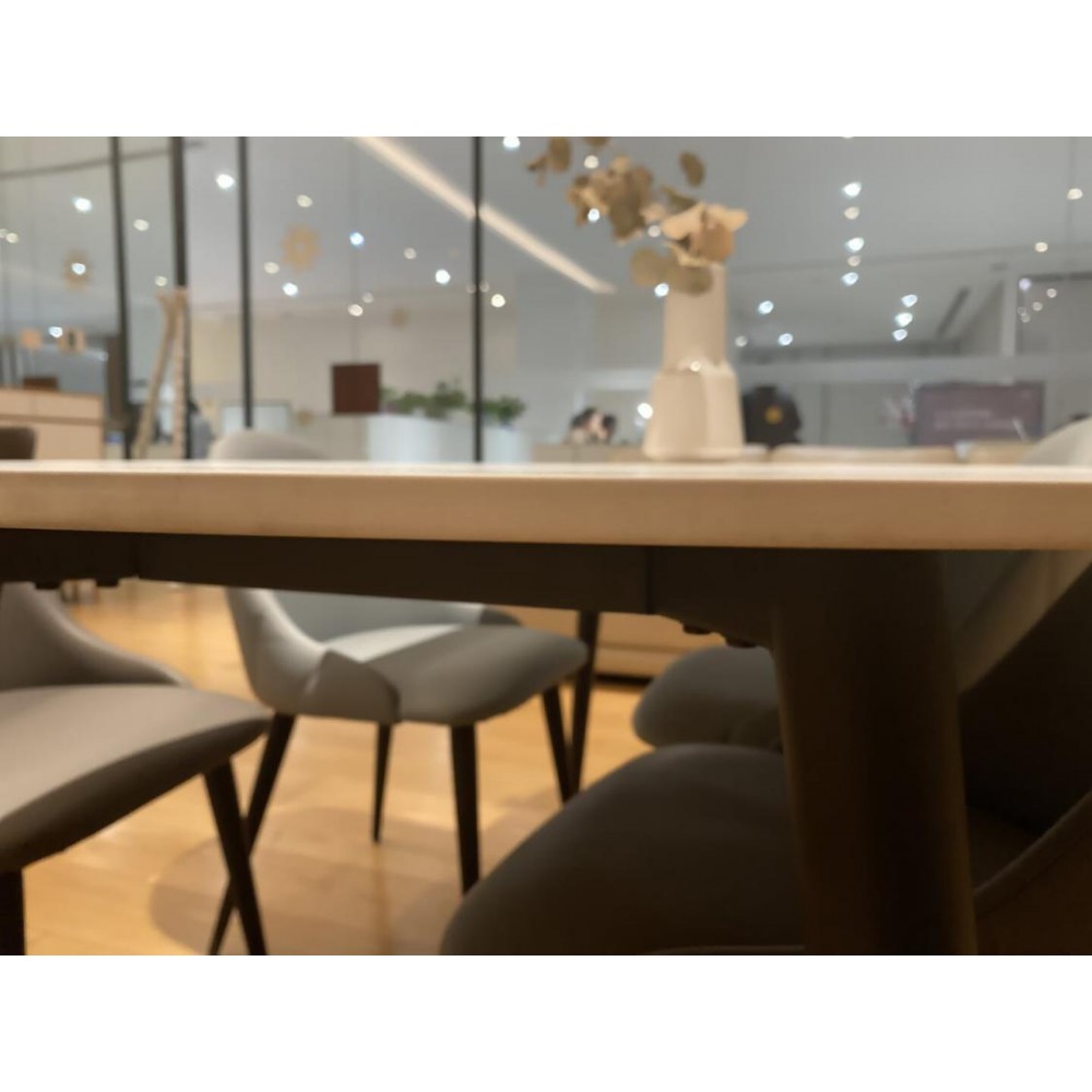 Стол обеденный Xiaomi Yang Zi Seashell Rock Plate Dining Table 1.8 m и 4 Стула 