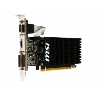  Видеокарта MSI GeForce GT 710 954Mhz PCI-E 2.0 2048Mb 1600Mhz 64 bit DVI HDMI HDCP GT 710 2GD3H LP