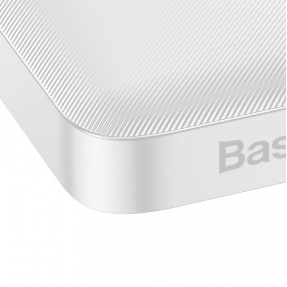 Внешний аккумулятор Baseus Bipow Digital Display Power bank 20000mAh 20W, Белый.