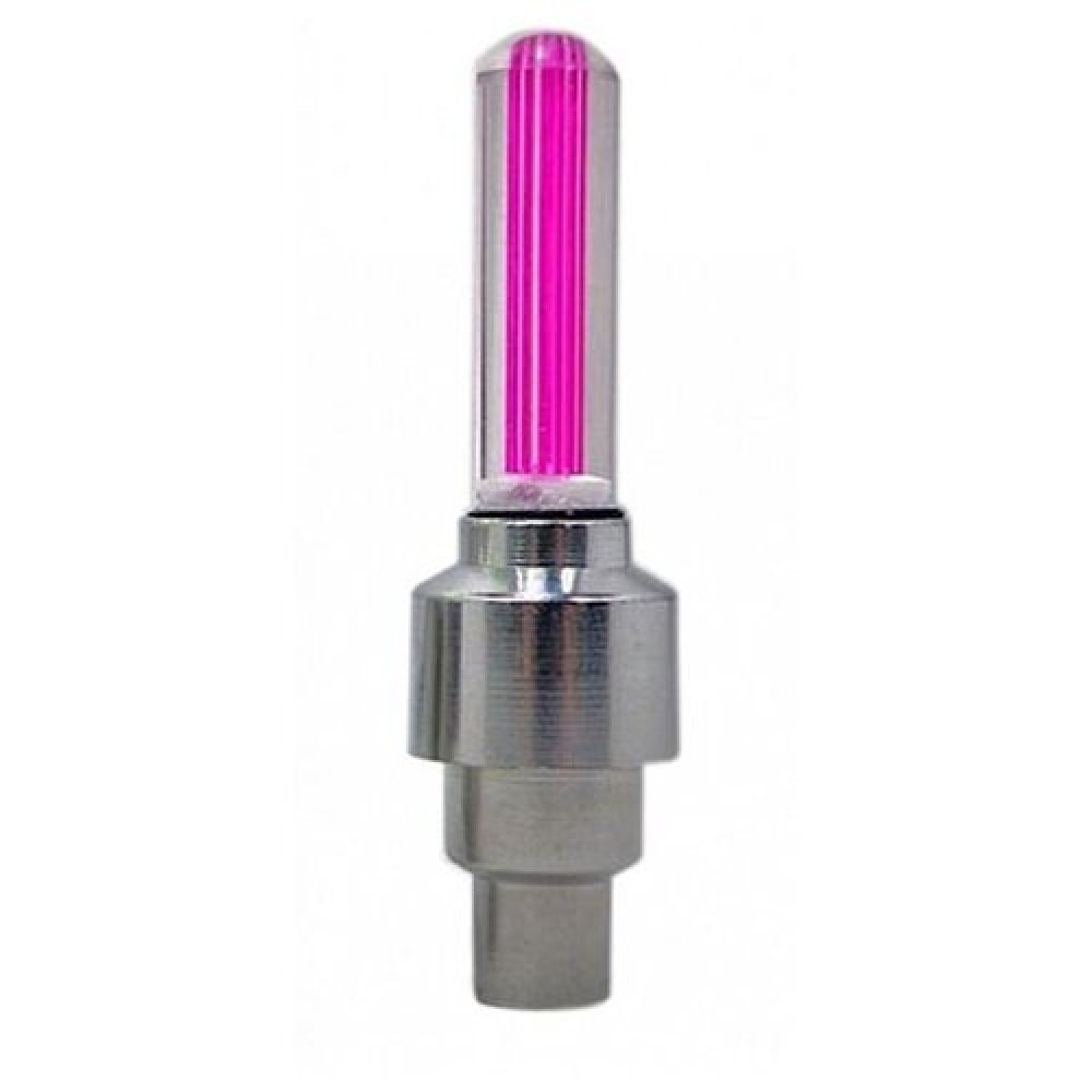 Светящийся колпачок на ниппель Fireflys набор 2 шт,  розовый