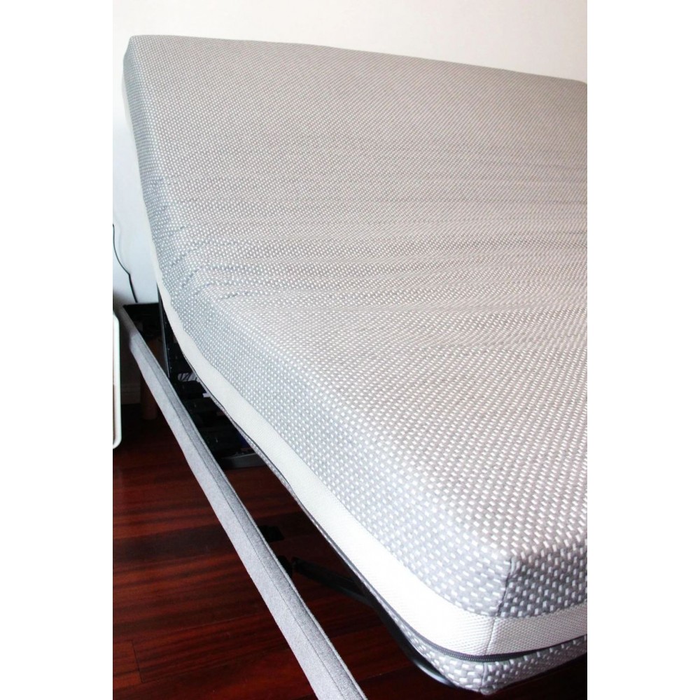 Умная двуспальная кровать Xiaomi 8H Milan Smart Electric Bed DT1 1.8 m Ash (умное основание и ортопедический матрас R2 Pro)