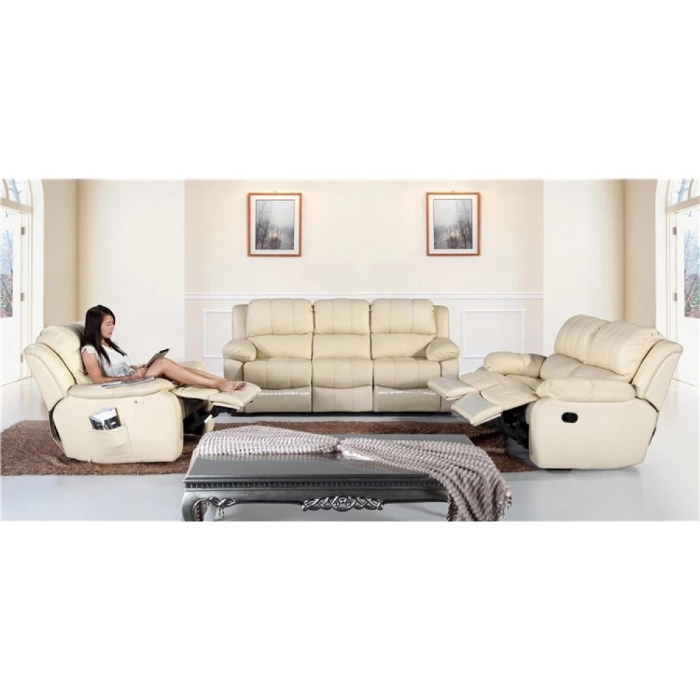 Кожаный диван-кровать Kisen+ кресло-реклайнер