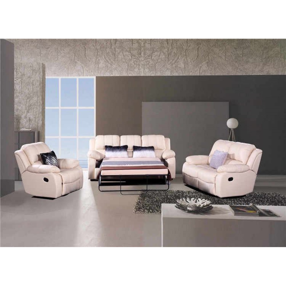 Кожаный диван-кровать Kisen+ кресло-реклайнер