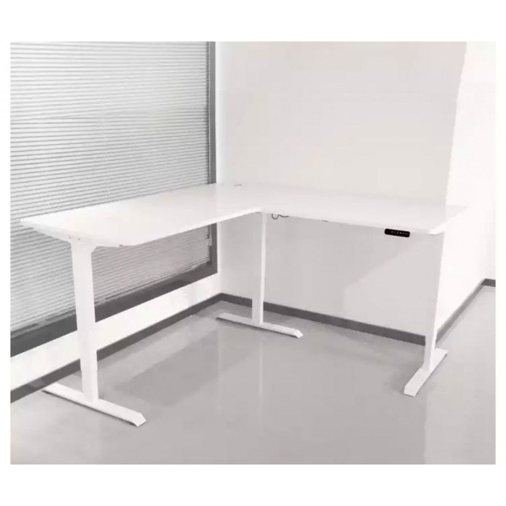 Рабочий стол с электрической регулировкой высоты L-образный, Рабочий стол офисные столы с регулировкой по высоте