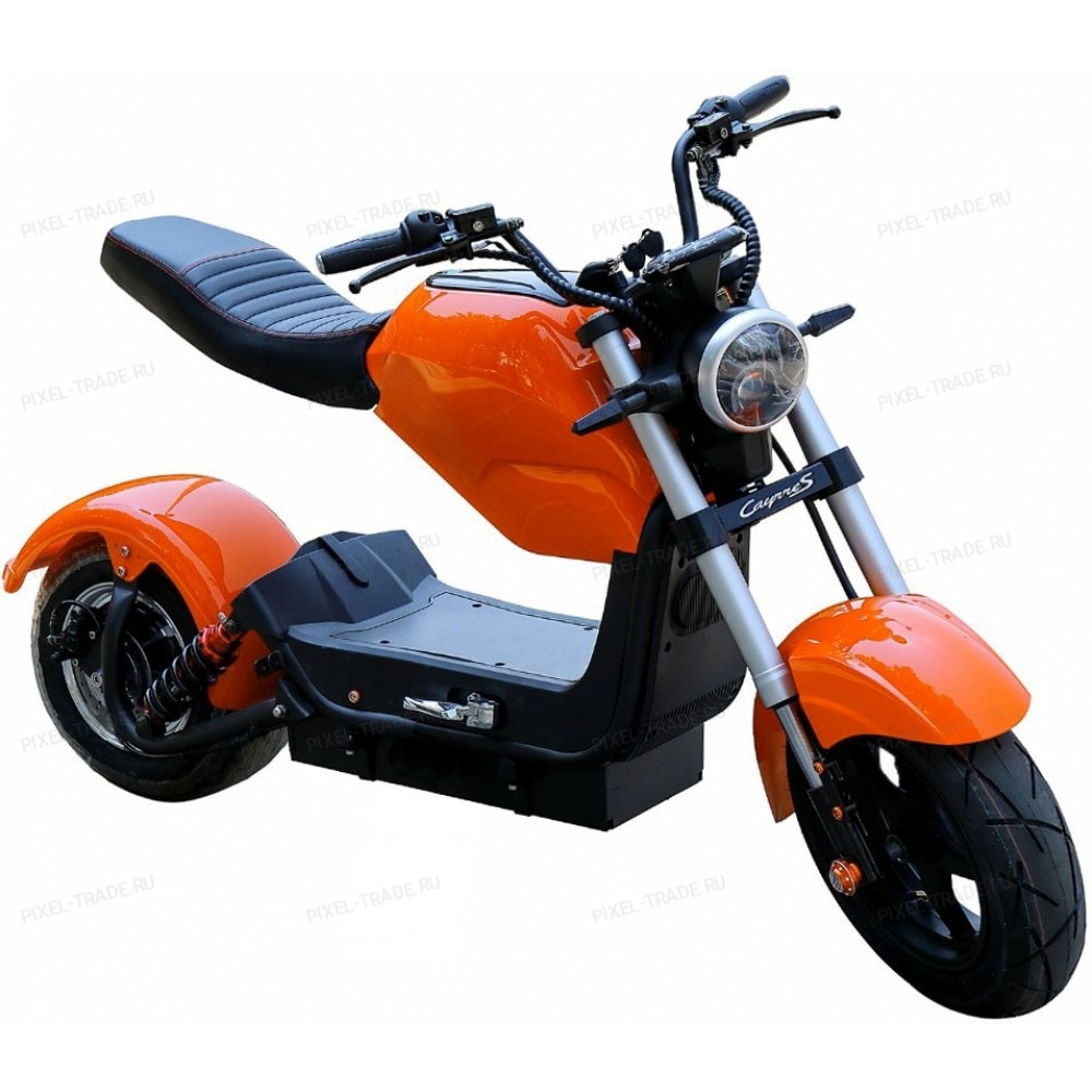 Электроскутер Citycoco Harley PRINCE Оранжевый 2000W, 60В 20Ah