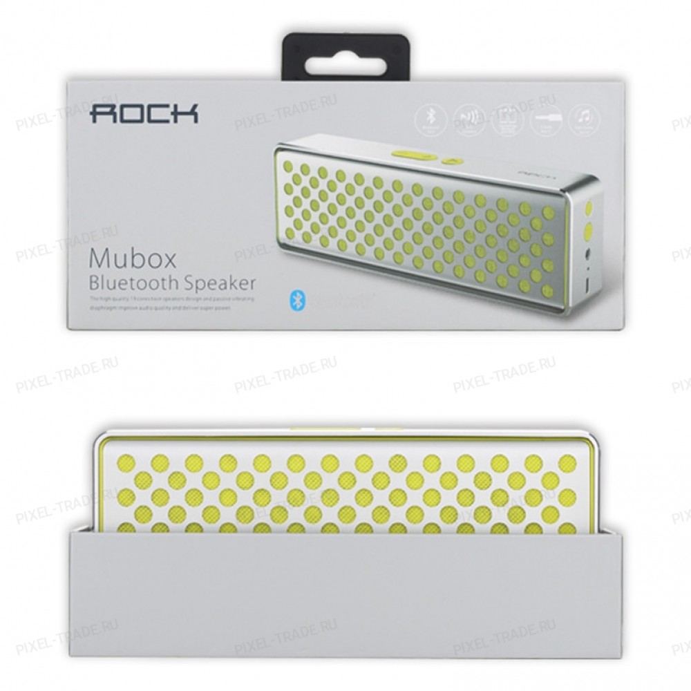 Bluetooth колонка портативная Rock Mubox Bluetooth Speaker (RAU0506) Green